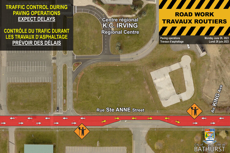 NOTICE OF ROAD PAVING OPERATIONS – STE ANNE STREET