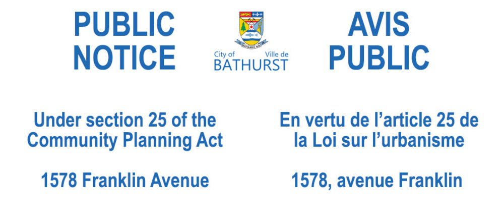 PUBLIC NOTICE (Under Section 25 of the Community Planning Act)