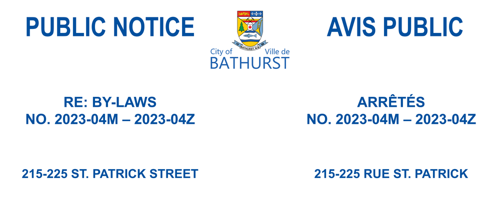 AVIS PUBLIC — Arrêté No. 2023-04M – 2022-04Z (215-225, rue St Patrick)