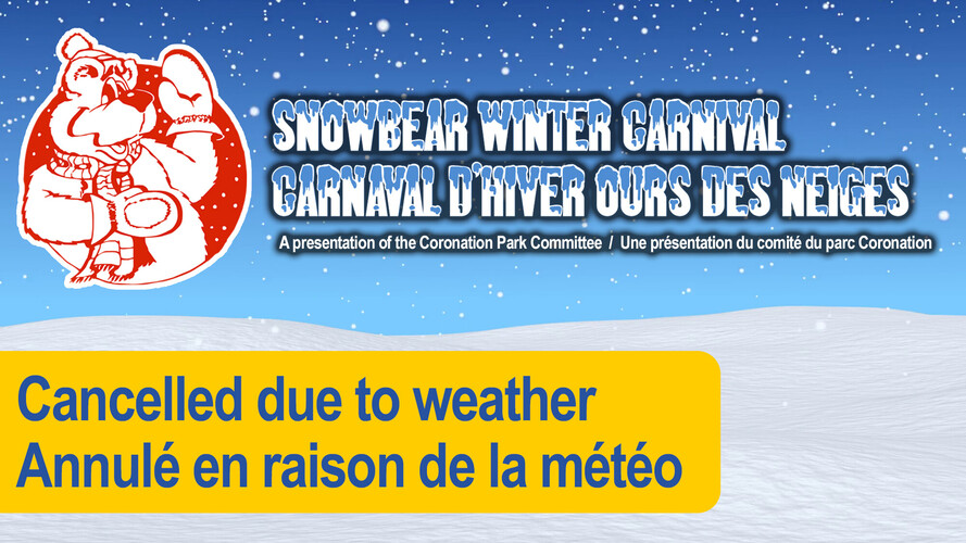 Annulation du carnaval d'hiver Ours des Neiges 2024