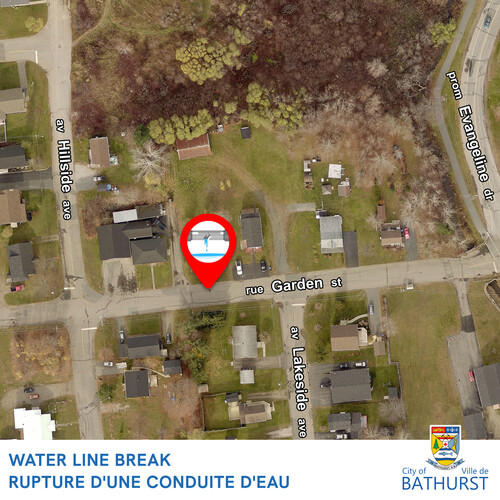 Water Line Break - Garden Street