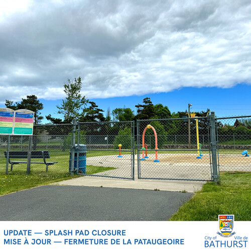 Update - Coronation Park Splash Pad Closure