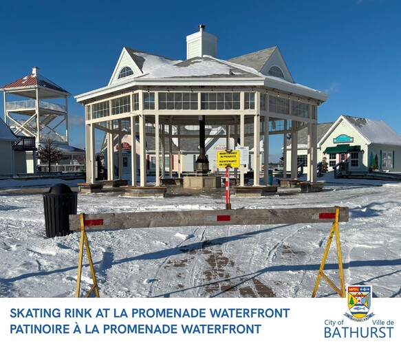 Skating rink at La Promenade Waterfront